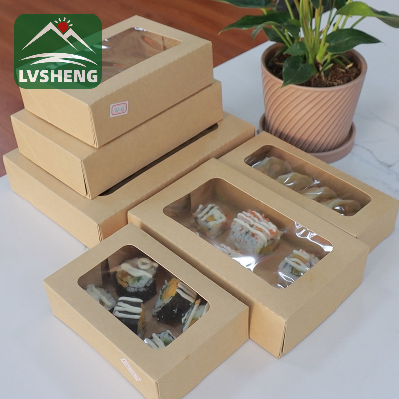 Zatsopano kuchokera ku Xamen lvsheng fakitale -sushi togo ndi zenera lomveka