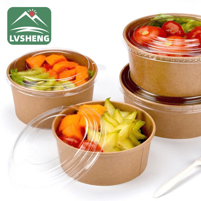 Brown Kraft Saladi Bowl