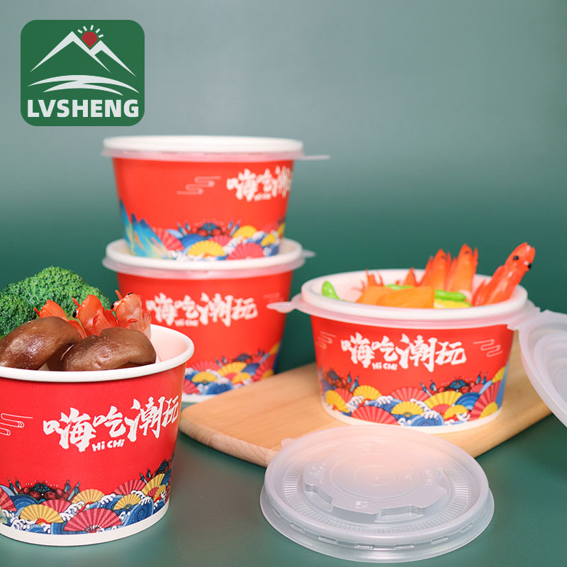 Zosindikizidwa Zotayidwa Chotsani Papepala Saladi Bowl