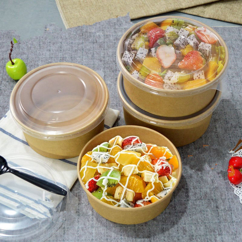 Kraft Saladi Bowl Ndi Lid